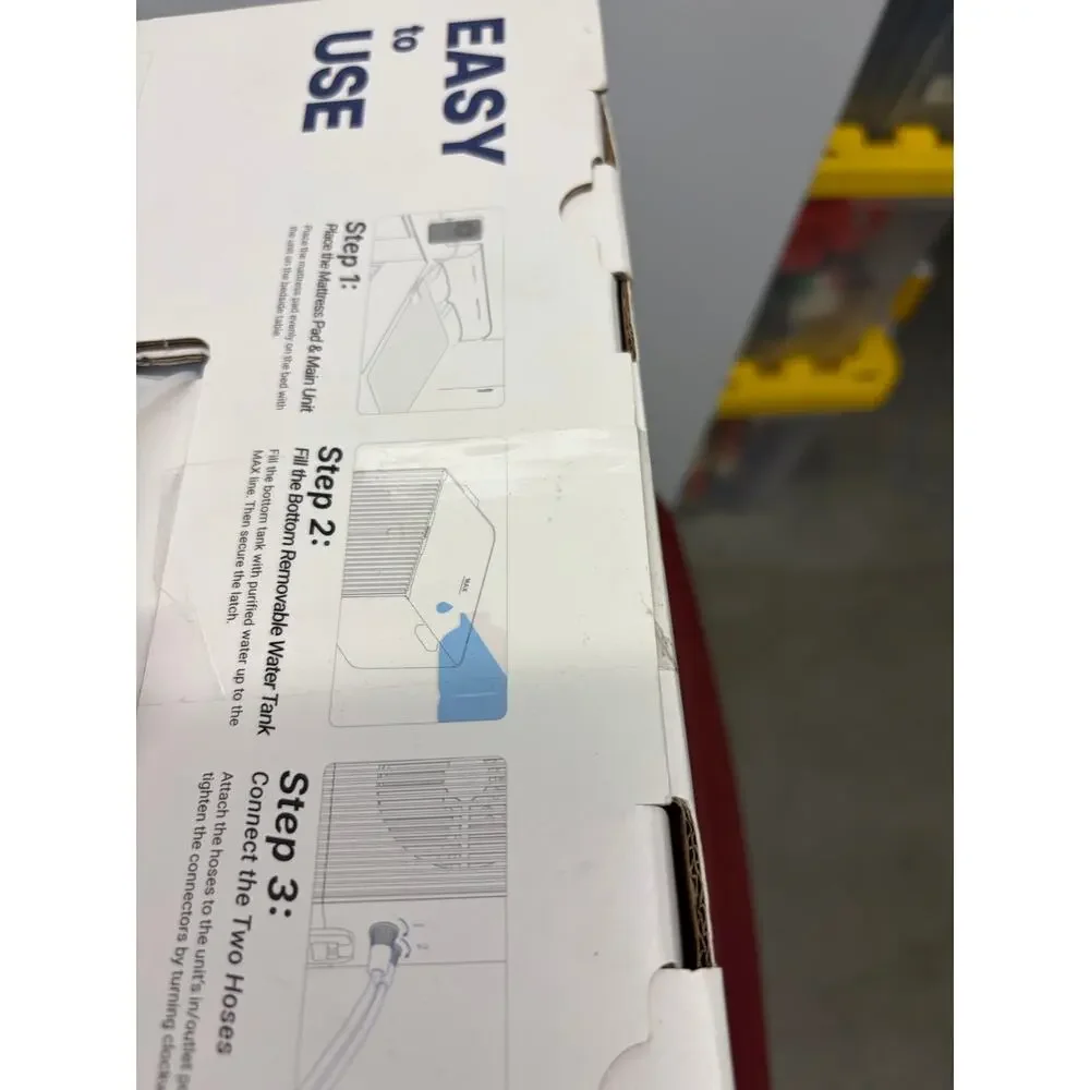 Cooling Mattr Pad, Active Hydro-Powered Bed Cooling System-NIB